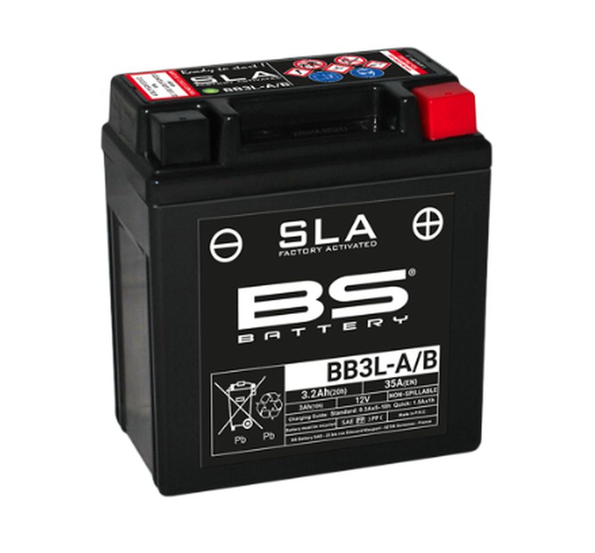 Levně BS akumulátor BB3L-B (FA) (YB3L-B) 12V 3AH 98X56X110 bezúdržbový - (30A) (12) (BS akumulátor BB3L-B (FA) (YB3L-B) 12V 3AH 98X56X110 bezúdržbový -)