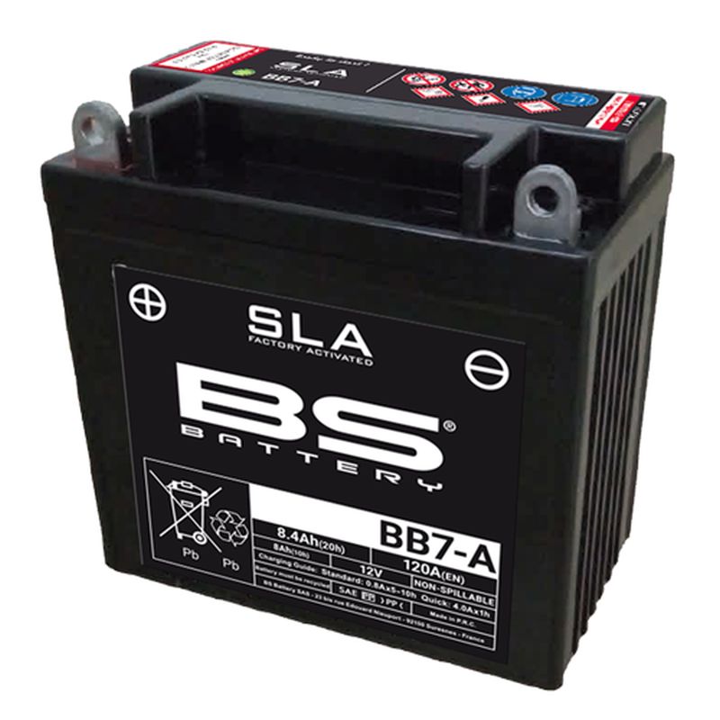Levně BS akumulátor BB7-A (FA) (YB7-A) 12V 8AH 135X75X133 bezúdržbový - (120A) (6) (BS akumulátor BB7-A (FA) (YB7-A) 12V 8AH 135X75X133 bezúdržbový -)