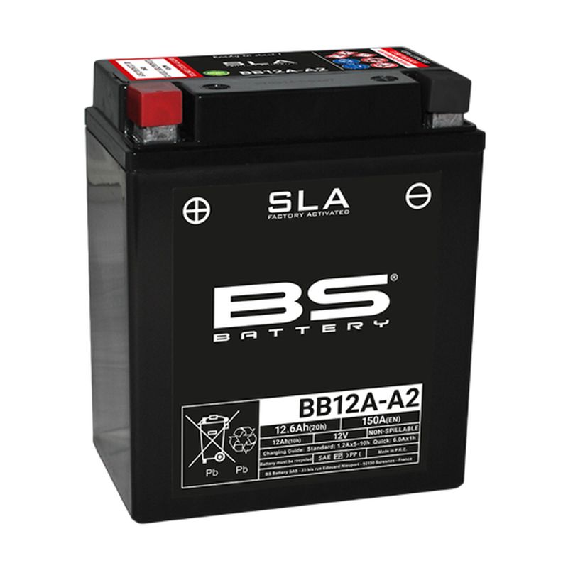 Levně BS akumulátor BB12A-A2 (FA) (YB12A-A2) 12V 12AH 134X80X161 bezúdržbový - (150A) (5) (BS akumulátor BB12A-A2 (FA) (YB12A-A2) 12V 12AH 134X80X161)