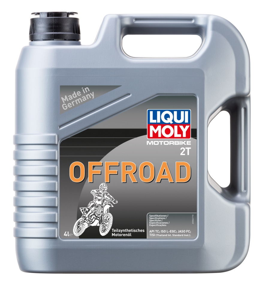 LIQUI MOLY motorový olej MOTORBIKE 2T polosyntetický OFFROAD 4L (4)