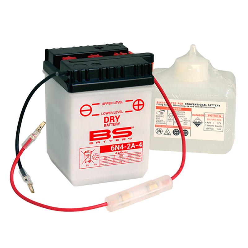 Levně BS akumulátor 6N4-2A-4 6V 4AH 71X71X110 obsluhovaný - elektrolyt zvlášť UE2019/1148 (15) (BS akumulátor 6N4-2A-4 6V 4AH 71X71X110 obsluhovaný -)