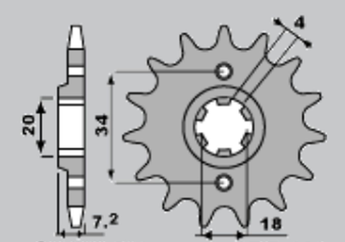 Sprocket front GROSSKOPF 32913G