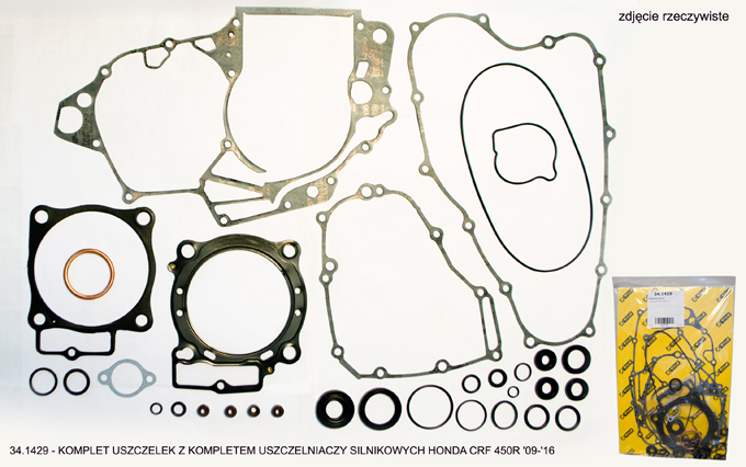 Complete gasket set including complete engine gasket PROX 34.1429