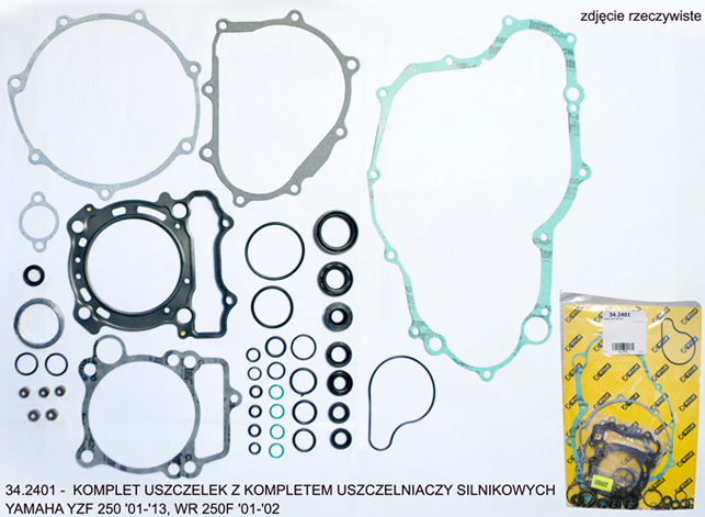 Complete gasket set including complete engine gasket PROX 34.2401