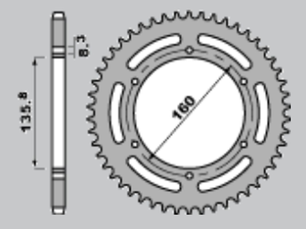 CHT rozeta 3552 43 APRILIA PEGASO 600 (5-436) (CHT rozeta 3552 43 APRILIA PEGASO 600 (5-436))