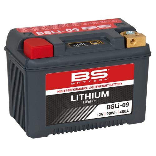Levně BS akumulátor lithium-iontový s indikátorem nabití LIFEPO4 BSLI-09 (148X86X105) (12,8V,480A,90WH,7,5AH)
