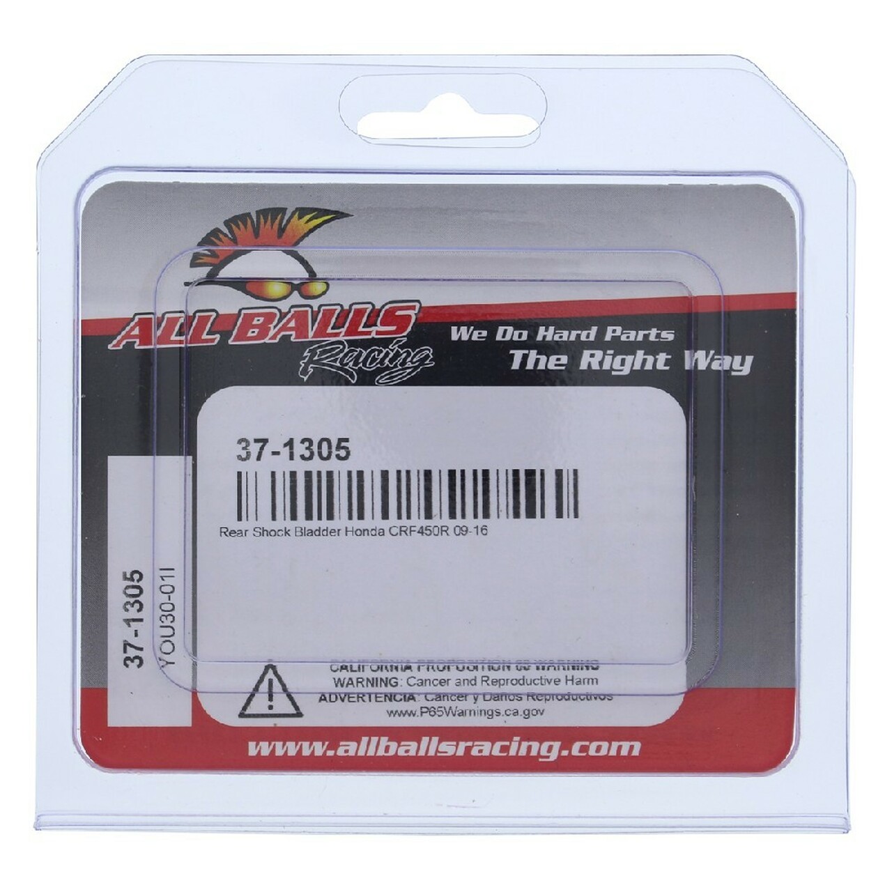 ALL BALLS membrána (BLADDER) tlumiče zadního HONDA CRF450R 09-16