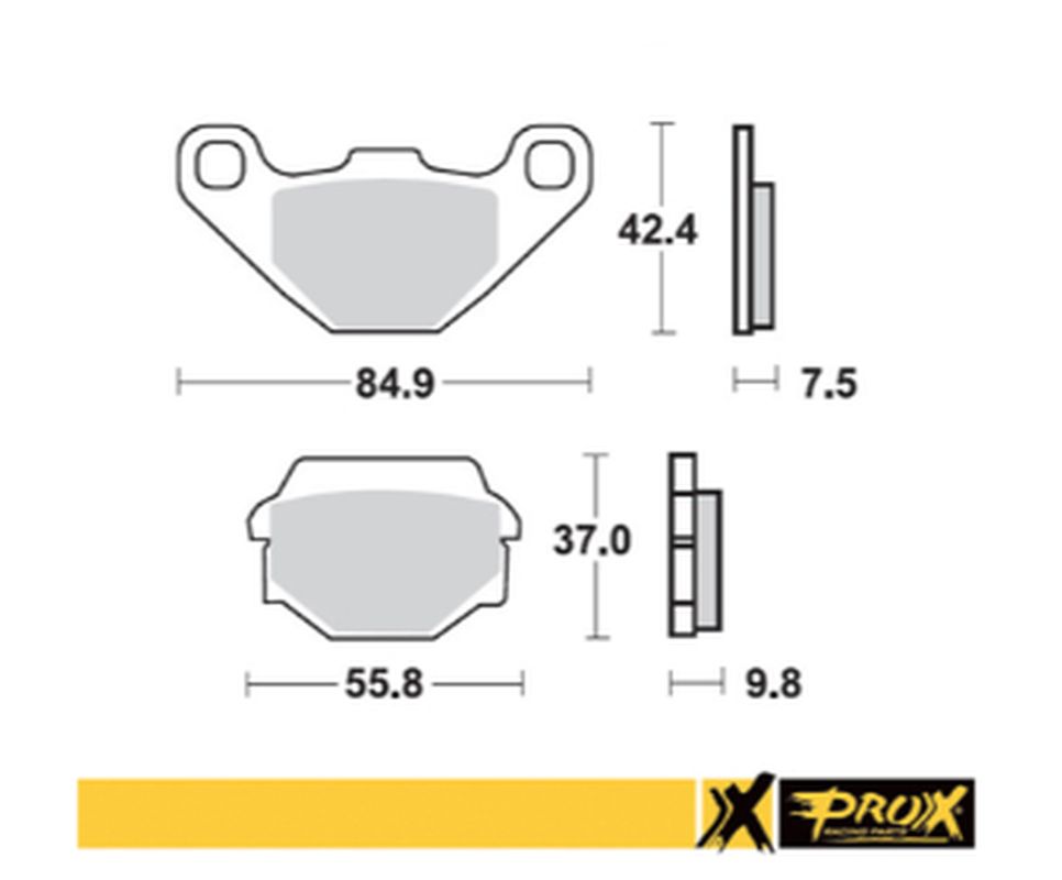Brake pads PROX 37.105002
