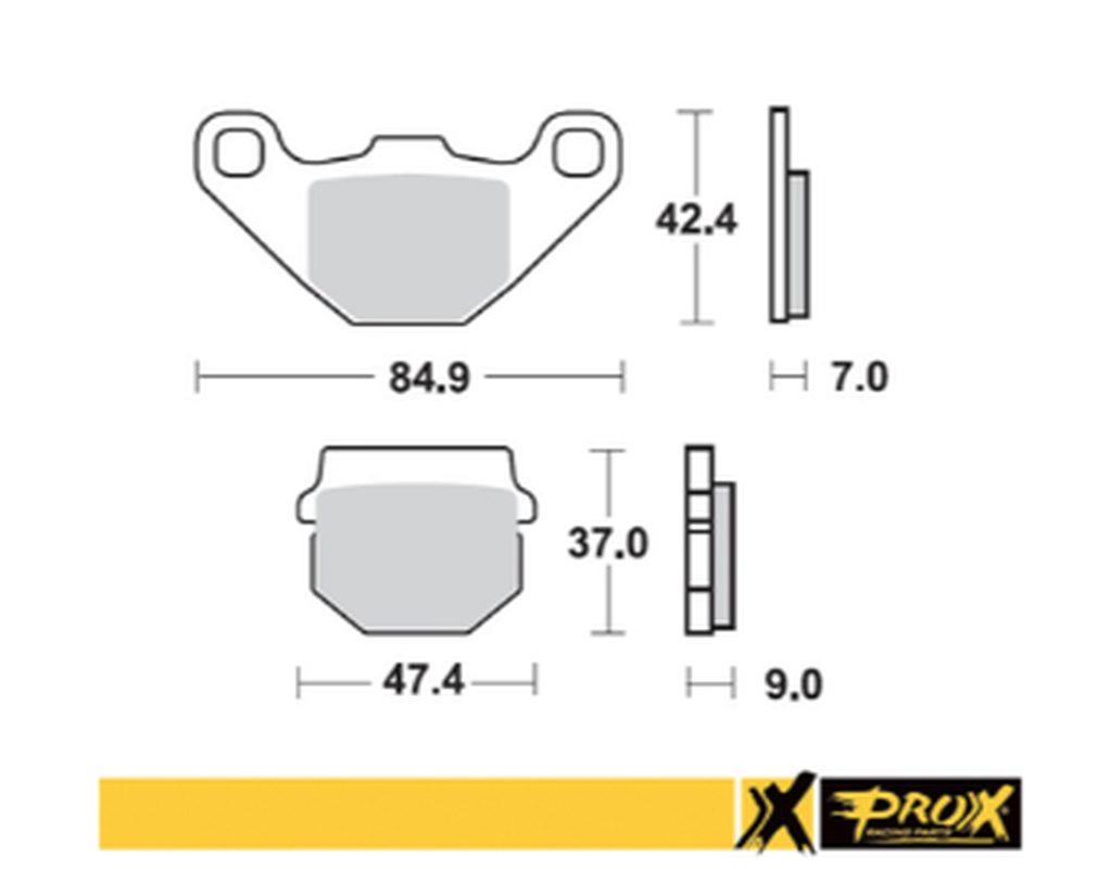 Brake pads PROX 37.106002