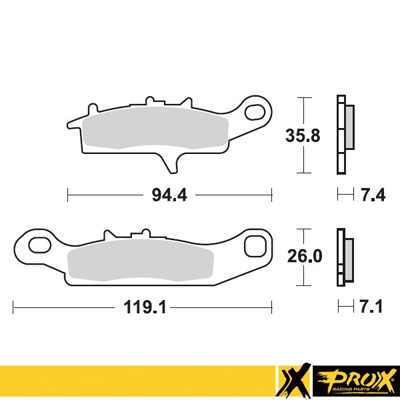 Brake pads PROX 37.209402