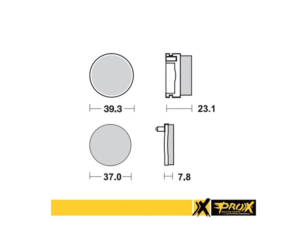 Brake pads PROX 37.209802
