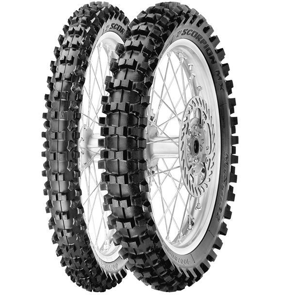 PIRELLI 60/100-14 SCORPION MX32 MID SOFT NHS 29M TT PŘEDNÍ DOT 2022