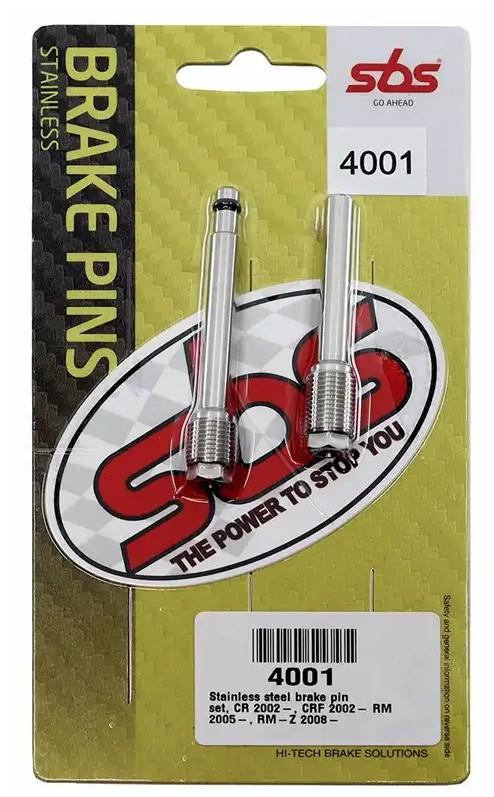Hangers (pins) pads brake front / rearSBS 4001