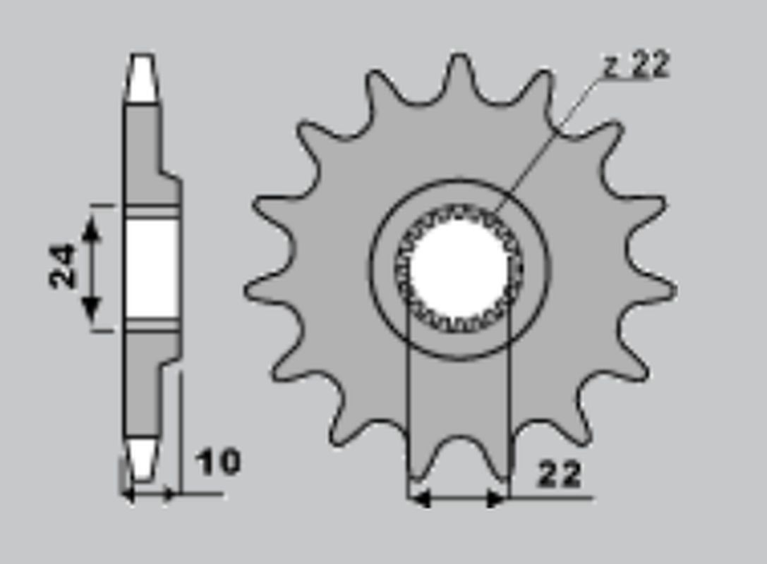 JR ozubené kolo 402 17 (40217JR)