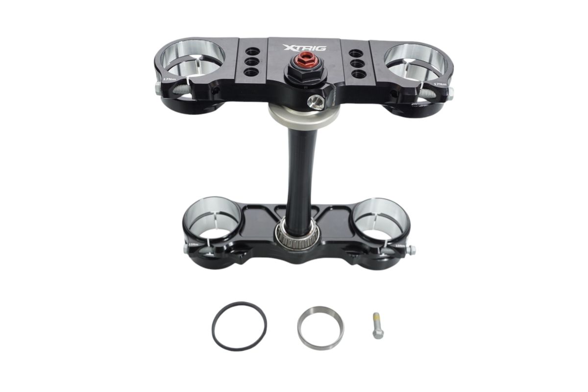 XTRIG vzpěry předního zavěšení ROCS PRO TRIPLE CLAMPS KTM SX/SX-F 150/250/350/450 23-26; HUSQVARNA 23-26; GAS GAS EC/ECF/MC/MCF 23-26 M12 (OFFSET