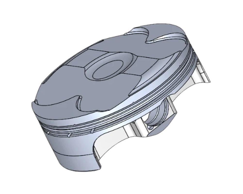 Píst Wossner (4T) KTM SX-F / EXC-F / XC-F 350 23-25, GAS GAS MC / EX / ES 350 F 24-25, HUSQVARNA FC / FX / FE 350 23-25 (STD. 87,95mm) (15.5:1 CR)