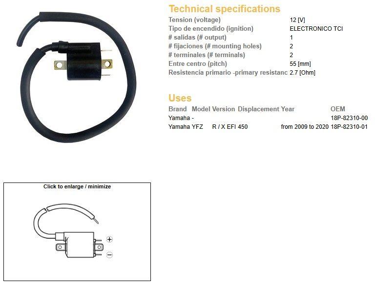 Induction coil DZE ELEKTRYKA 4109-01