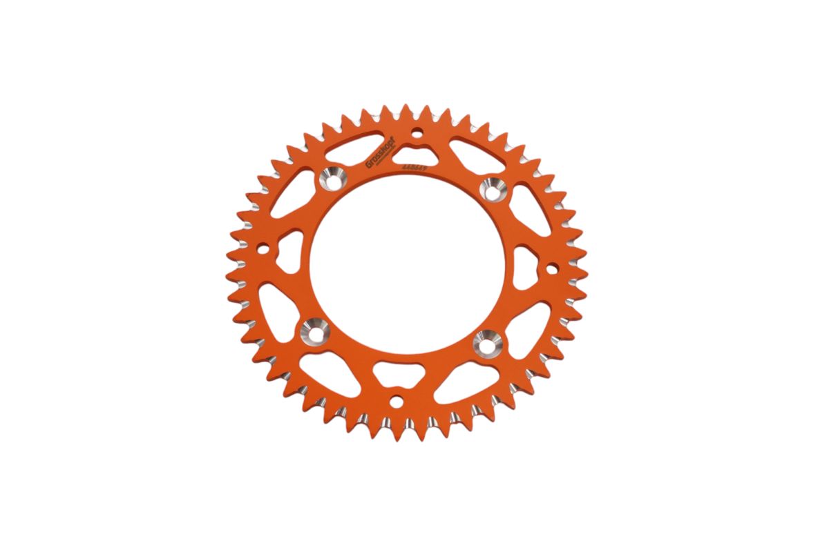 GROSSKOPF rozeta hliníková T7075 (ergal) 4486 46 (448649) KTM SX 85 04-24, 105 XC 07-11 barva oranžová (JTR895.46) (řetěz 428) (GROSSKOPF rozeta)
