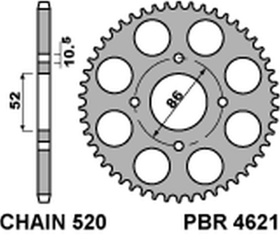 PBR rozeta 4621 30 F
