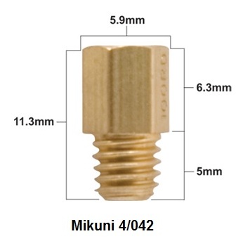 Levně PROX hlavní tryska MIKUNI typ 4/042 průměr #100 ( 1 kus ) (PROX hlavní tryska MIKUNI typ 4/042 průměr #100 ( 1 kus ))