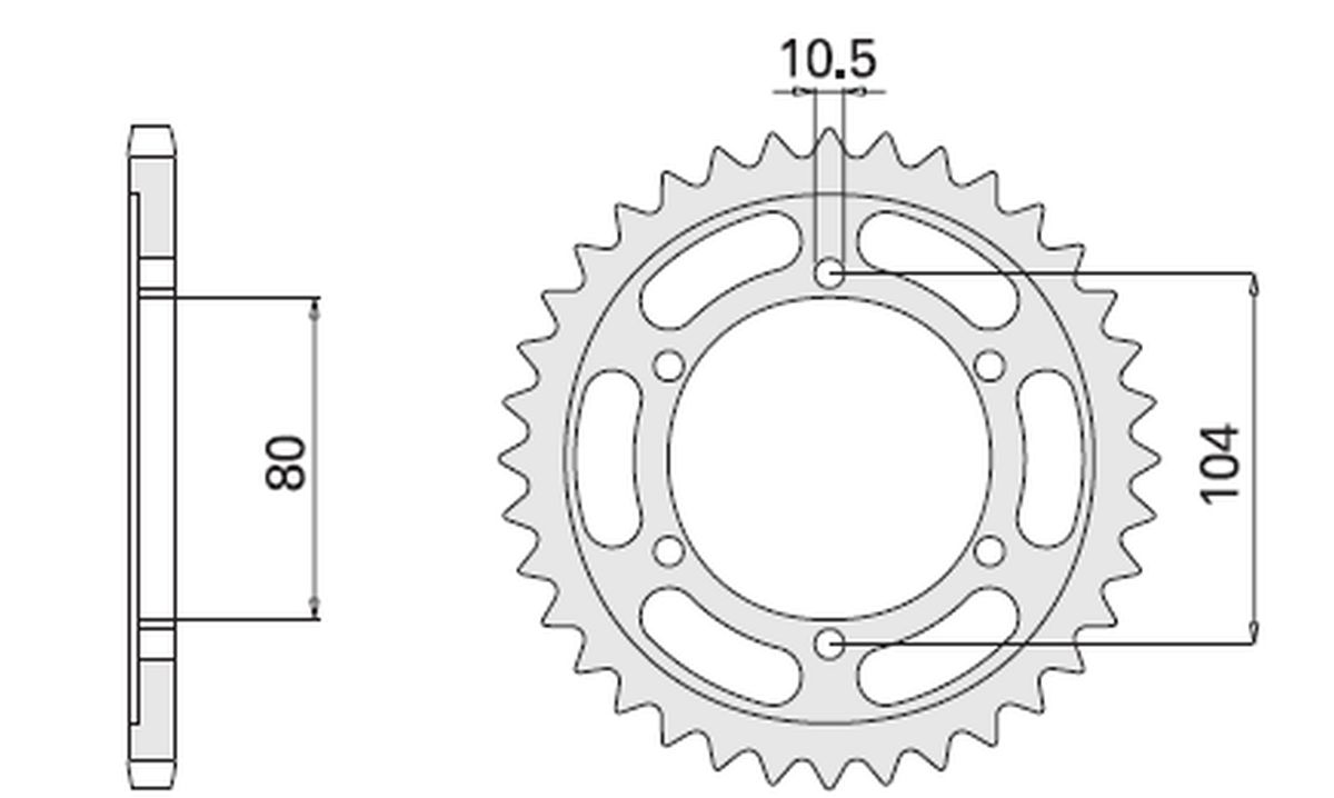 CHT rozeta 488 40 KAWASAKI ZX 10R (MOD. 530) (488-40K) (CHT rozeta 488 40 KAWASAKI ZX 10R (MOD. 530) (488-40K))