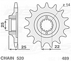 CHT rozeta 48948 KAWASAKI KX 125/250/500 83-21 KXF 250/450 04-21 hliníková barva stříbrná ergal