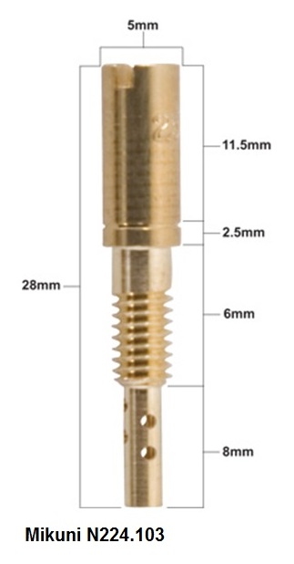 PROX idle jet MIKUNI type N224.103 size #32,5 ( 1 piece )