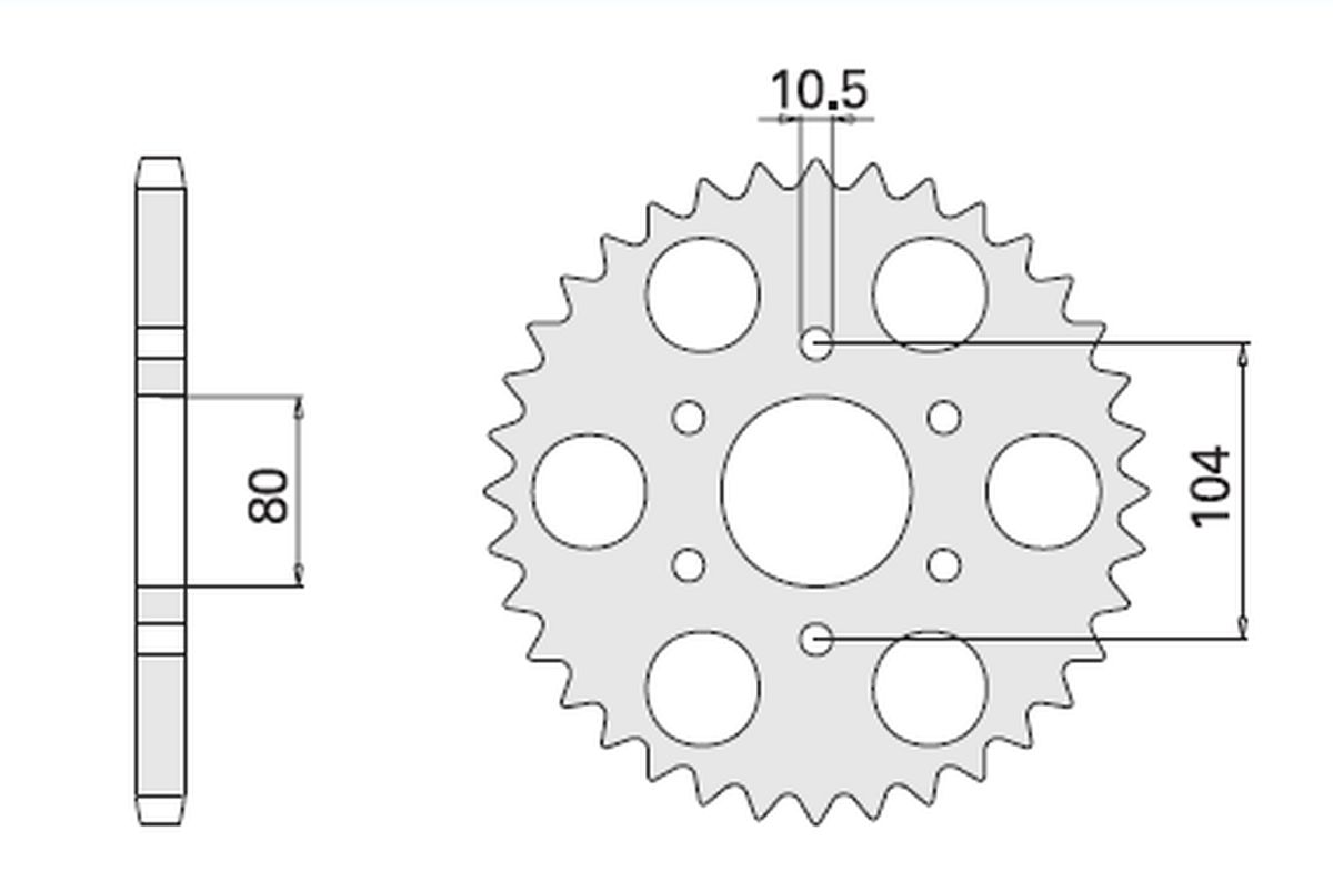 CHT rozeta 501 38 KAWASAKI GPZ750 UNITRAK (501-38) (CHT rozeta 501 38 KAWASAKI GPZ750 UNITRAK (501-38))