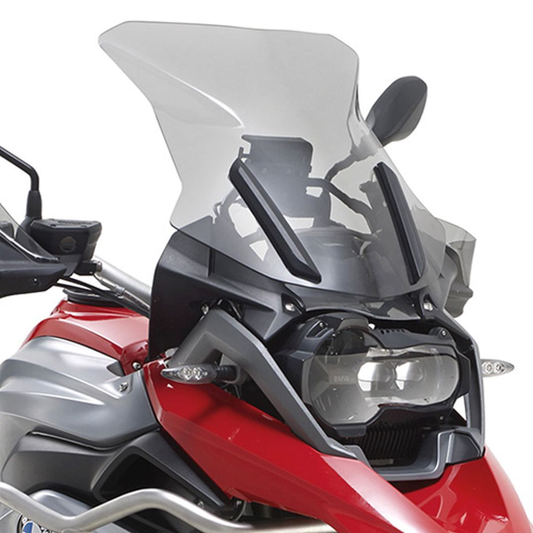 KAPPA plexi štít BMW R 1200GS (13-15), R 1200GS ADVENTURE (14-15) 43,5 X 43 cm ztmavený - potřebné upevnění D5108KITK