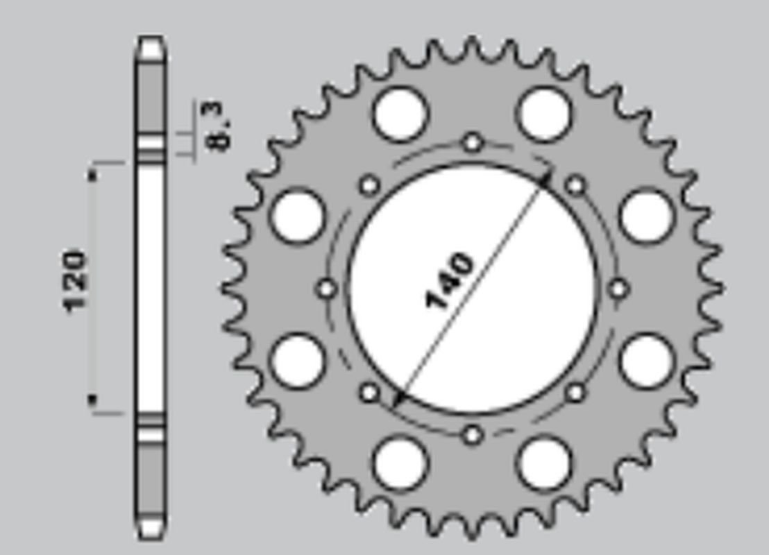 JR sprocket front 511 15 (51115jt) (JTF511.15) (51115JR)