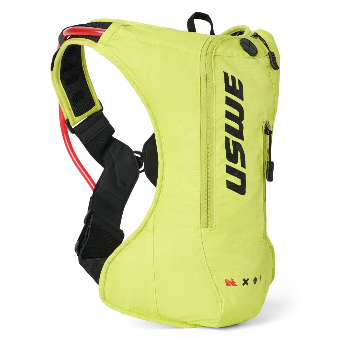 USWE CAMEL BAG OUTLANDER 4 CRAZY YELLOW barva žlutá fluorescenční MOTO/jízdní kolo objem 3L tekutina (3L+4L batoh)