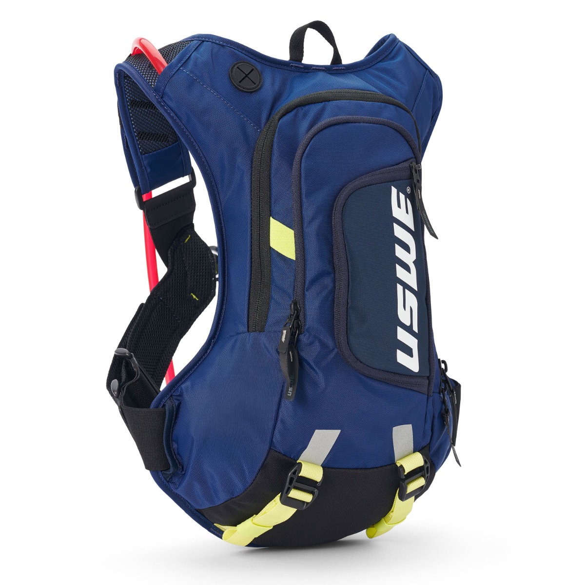 USWE CAMEL BAG MOTO HYDRO 12 FACTORY BLUE barva modrá-černá/žlutá MOTO/jízdní kolo objem 3 litry tekutina (12 L batoh+3L tekutina) nahrazuje USWE2123439