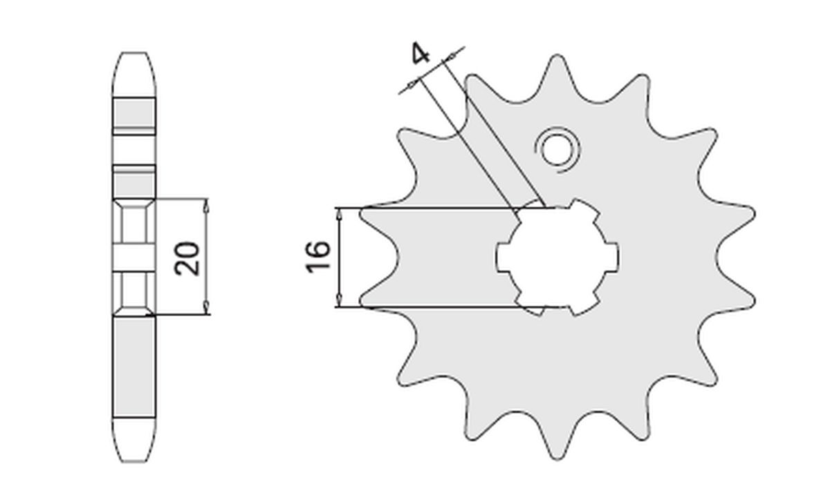 CHT řetězové kolo přední 550 15 DT 80 LC2 (550-15) (CHT řetězové kolo přední 550 15 DT 80 LC2 (550-15))