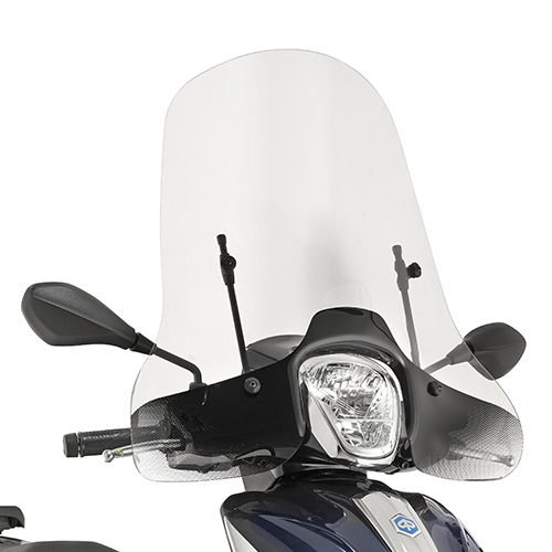 KAPPA plexi štít PIAGGIO MEDLEY 125-150 (16-19) 46,5 X 67 cm průhledný - potřebné upevnění A5606AK