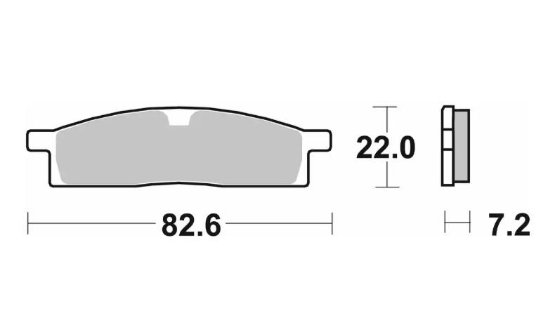 Brake pads SBS 589RSI
