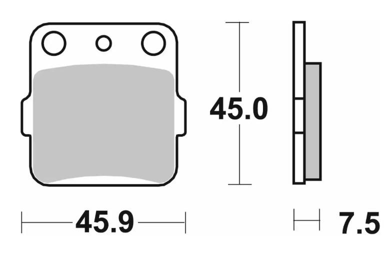 Brake pads SBS 592CS