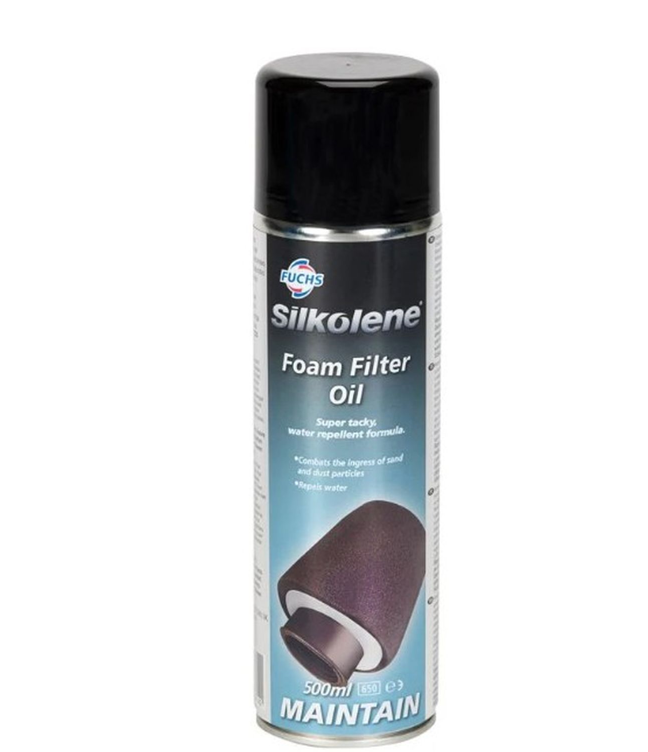 SILKOLENE FUCHS foam filter oil spray 500ML (12) (NT)