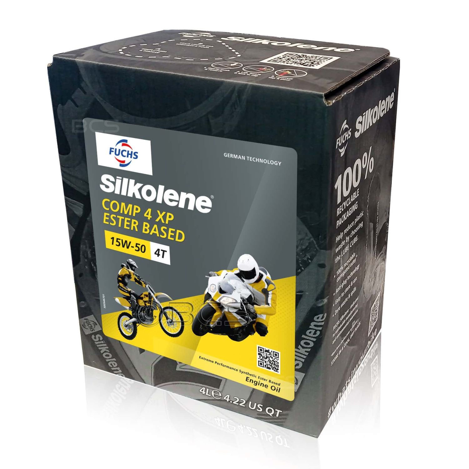 SILKOLENE FUCHS engine oil semi-synthetic COMP 4 XP 15W50 4L (CUB) (NT)
