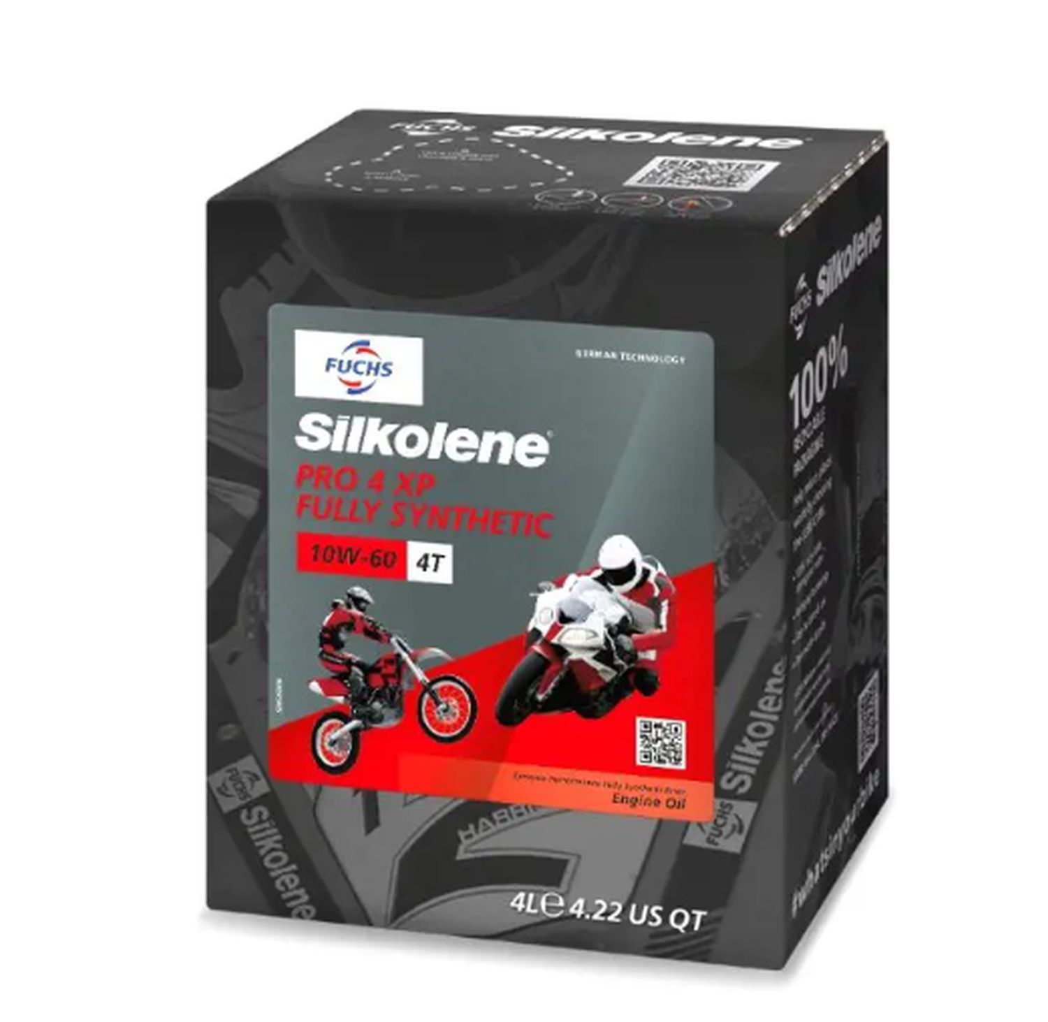 SILKOLENE FUCHS motorový olej 100% syntetický ester PRO 4 XP 10W60 4L (NT)