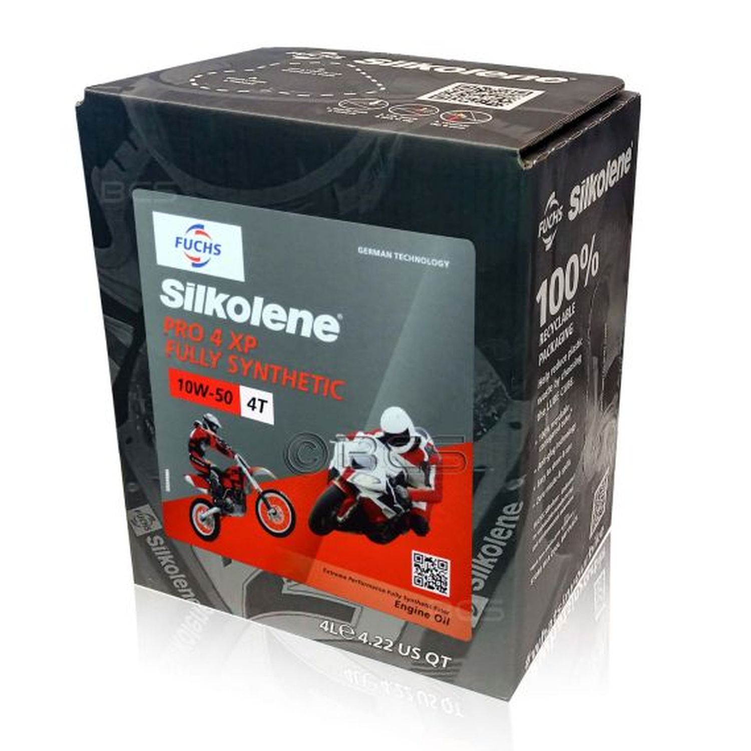 SILKOLENE FUCHS 100% synthetic ester engine oil PRO 4 XP 10W50 4L (NT)