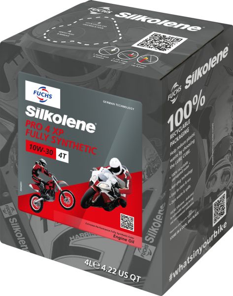 SILKOLENE FUCHS ENGINE OIL 100% SYNTHETIC ESTER PRO 4 XP 10W30 4L