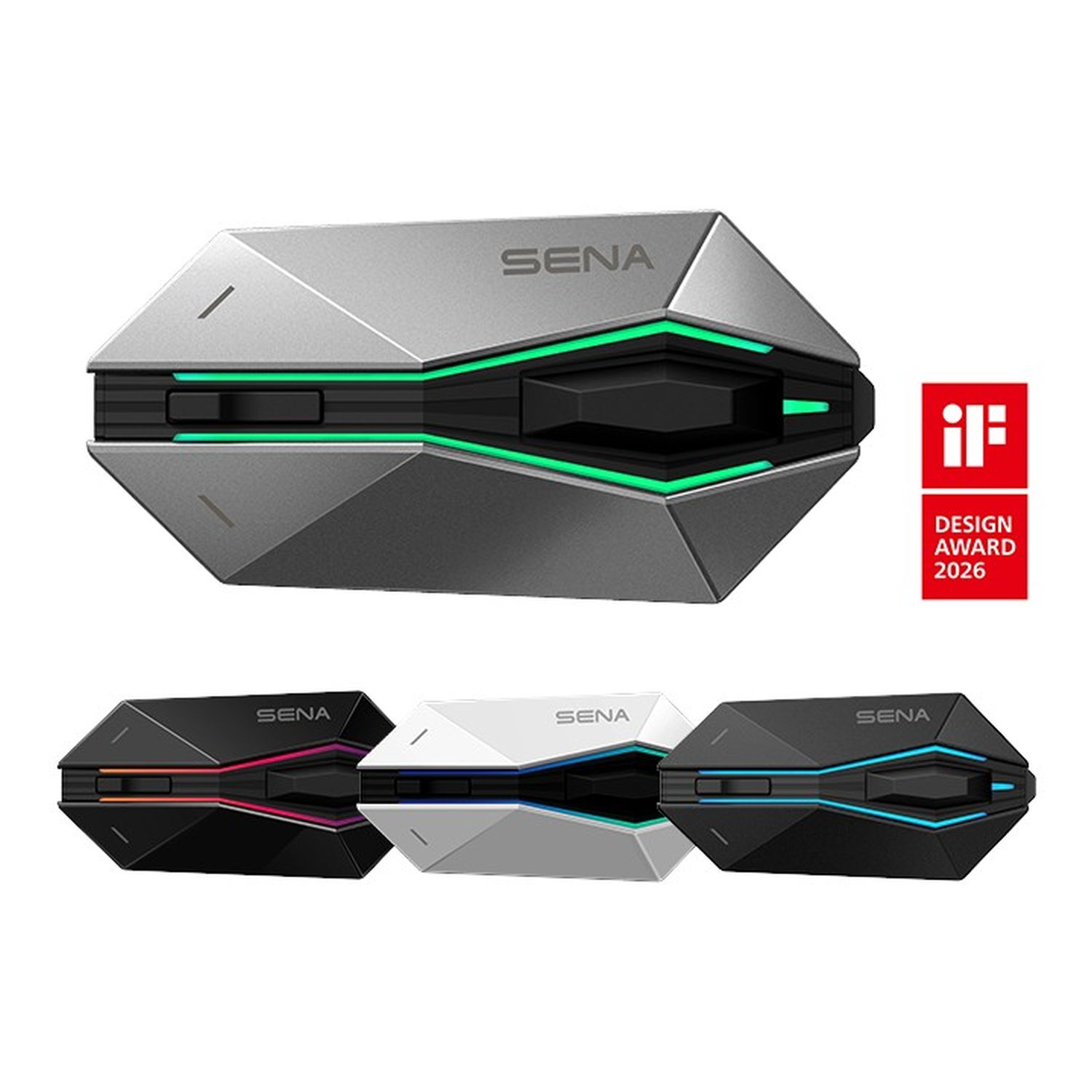 SENA motocyklový interkom 60X MESH 3.0 2.0 BLUETOOTH 5.3 WAVE do 2000m se zvukovým systémem BOSE ( 2 sady ) (EL)
