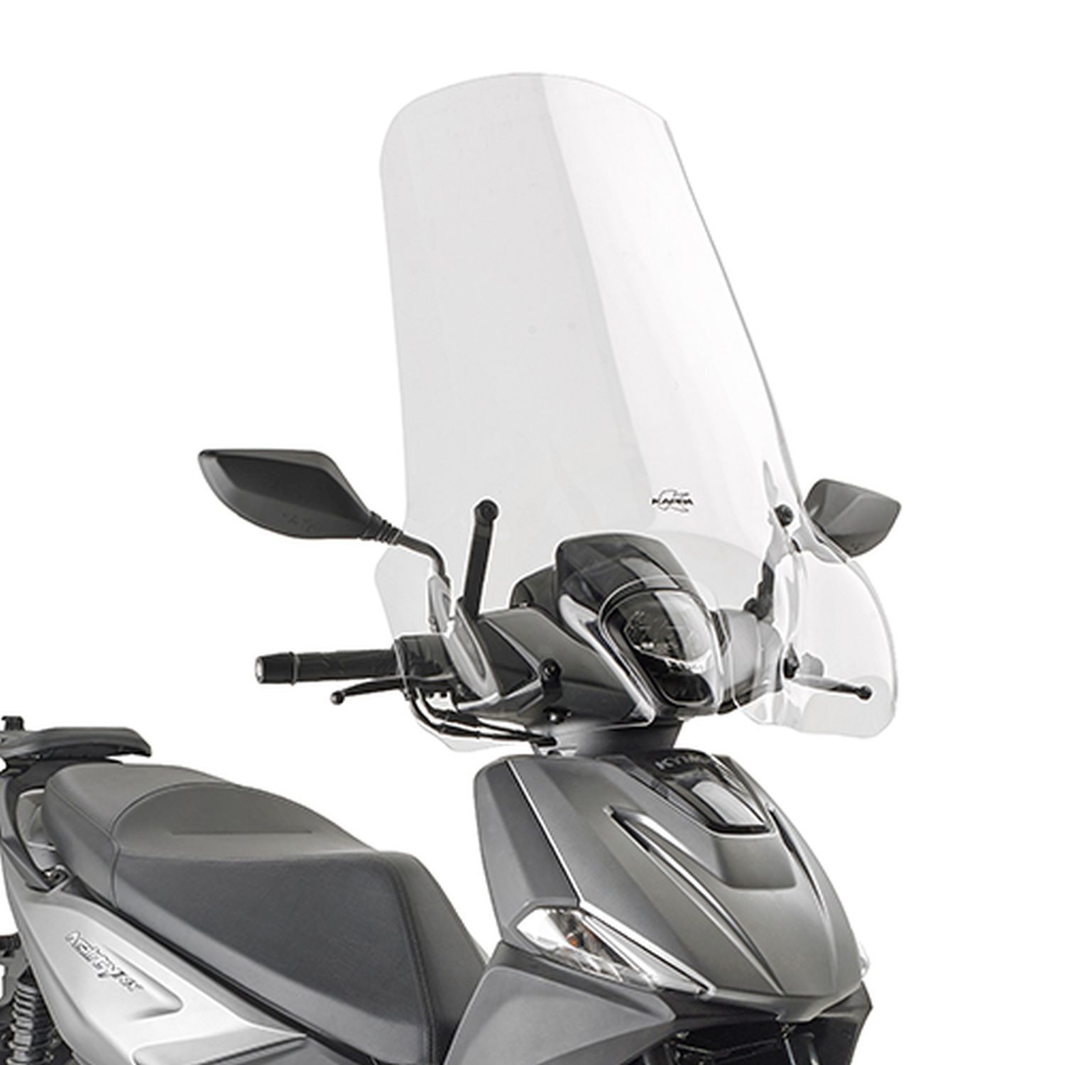 KAPPA windscreen KYMCO AGILITY NX 125 '26 clear (58 x 67 cm) - mounting bracket A6131AK required