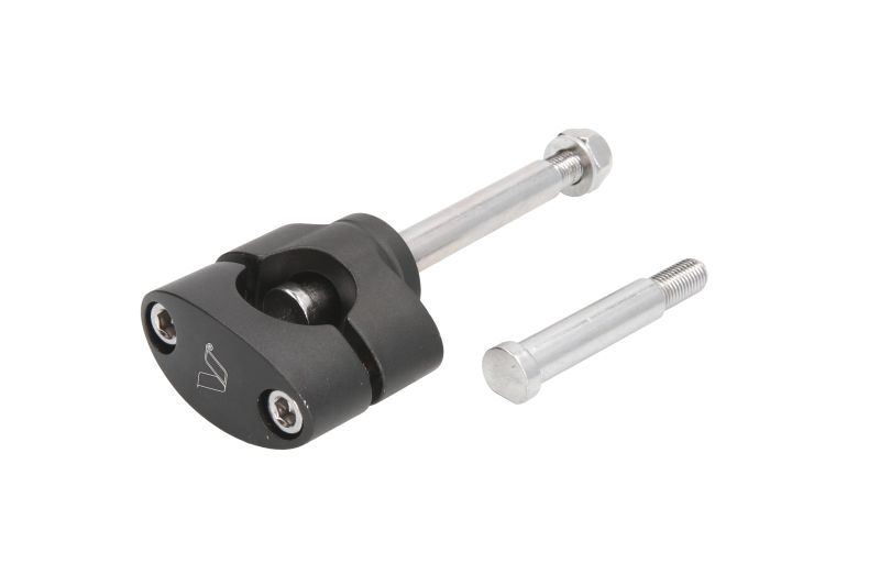 Levně V PARTS (VICMA) držák na řídítka průměr 28,6mm barva černá matný (náhradní obsahuje jeden můstek) (616N) (V PARTS (VICMA) držák na řídítka průměr)