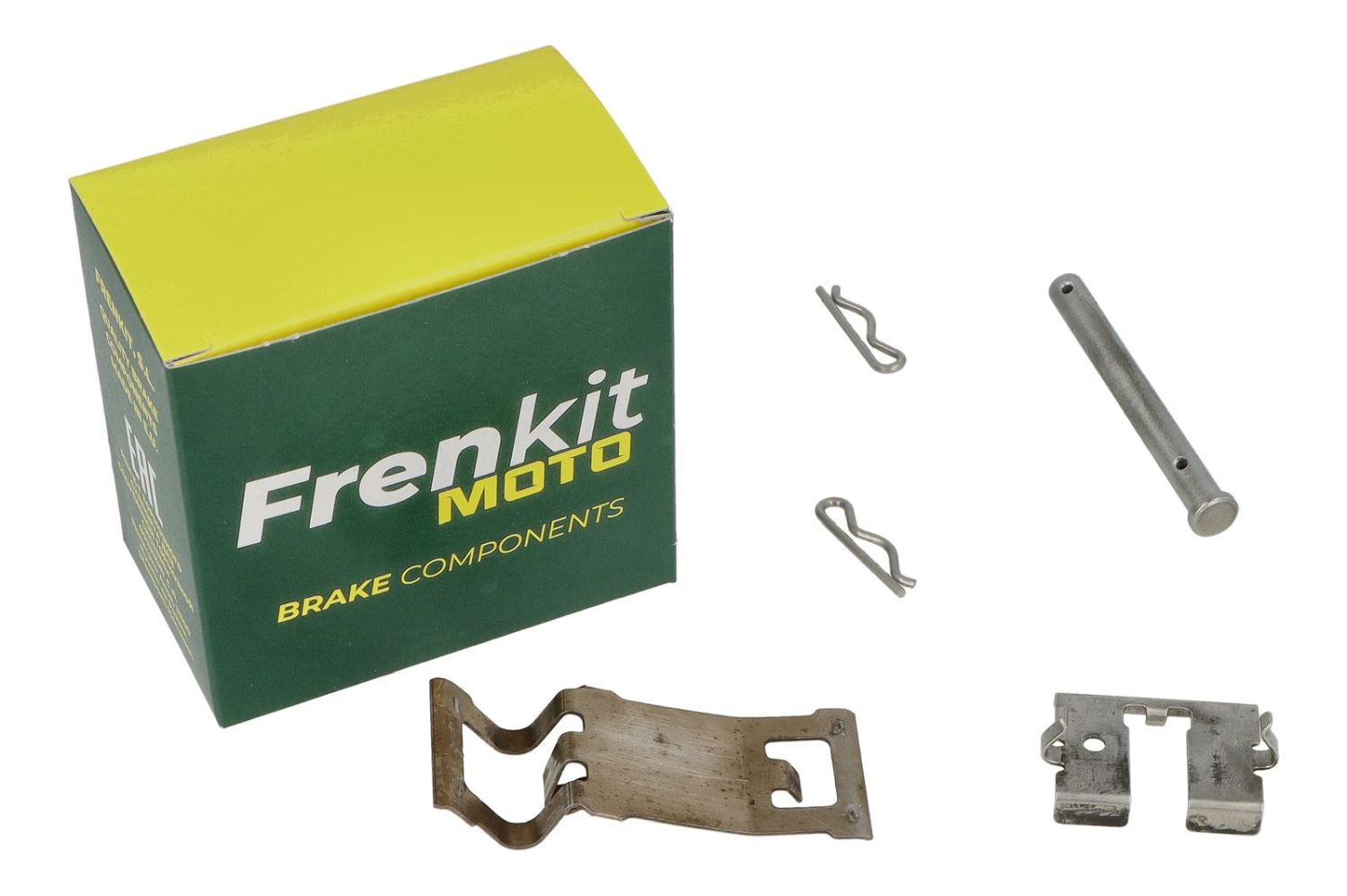 FRENKIT MOTO sada zajišťovacích plíšků, čepů a pojistek brzdového třmenu BREMBO zadní BMW R 1200 GS / ADVENTURE '09-'23, R 1200 R '14-'23, R 1250 GS / ADVENTURE '19-'24, R 1250 GS / R '19-'24