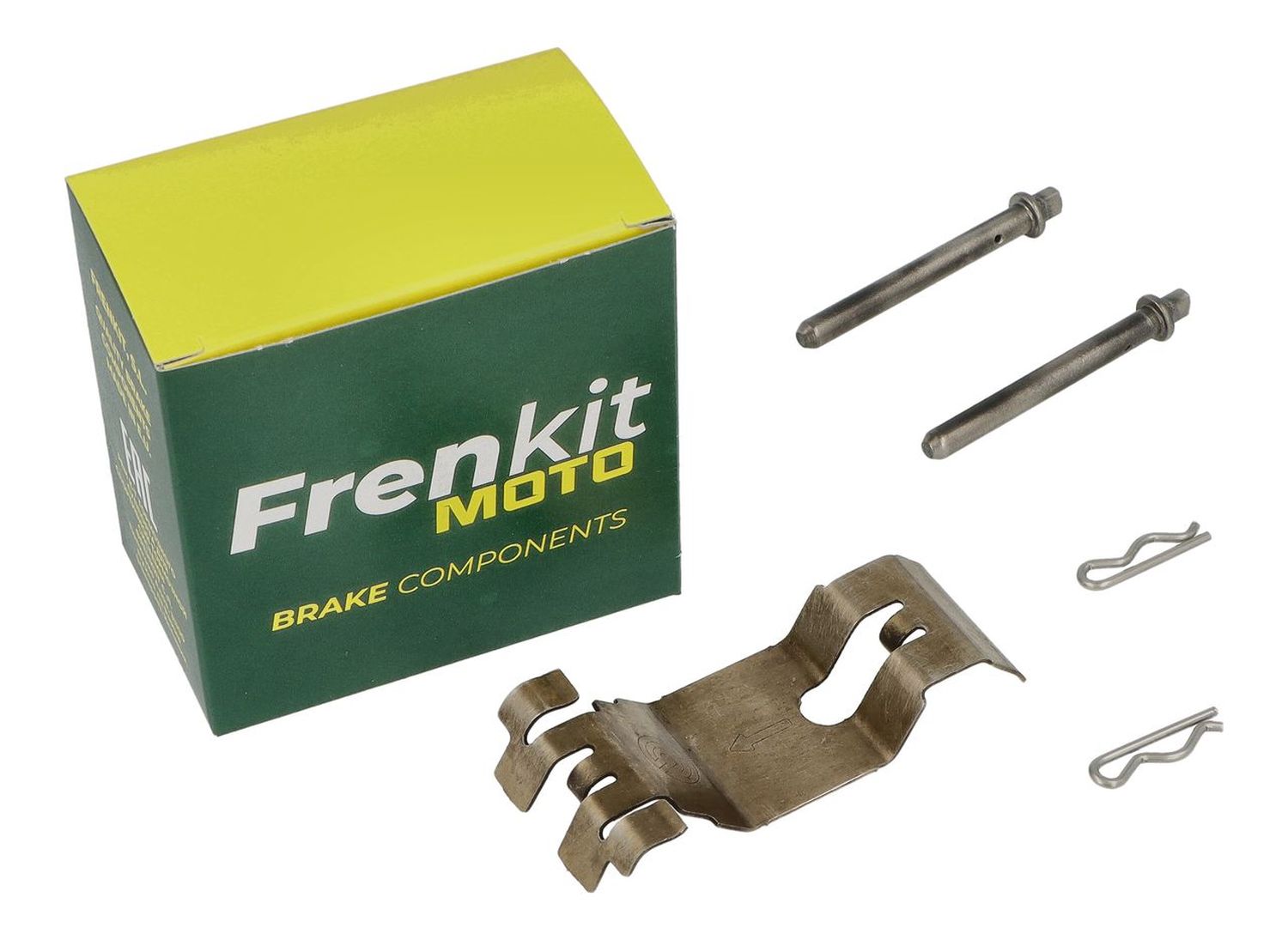 FRENKIT MOTO sada zajišťovacích plíšků, čepů a pojistek třmenu BREMBO přední BMW F 800 R / S / ST '09-'17, R NINET 1200 '16-'20, DUCATI 996 BIPOSTO '98-'01, HYPERMOTARD 1100 '08-'16