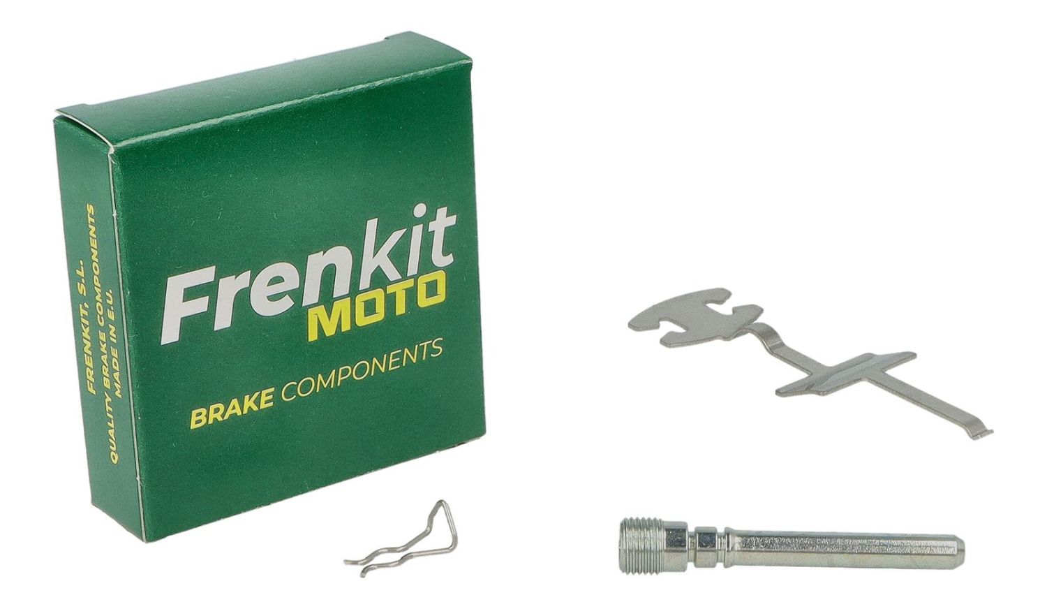 FRENKIT MOTO sada zajišťovacích plíšků, čepů a pojistek brzdového třmenu BREMBO přední BMW K 120 GT '02-'08, K 1200 RS '96-'05, K 1200 S '03-'08, R 1150 GS / ADVENTURE '98-'05, R 1200 GS / ADVENTURE '04-'13