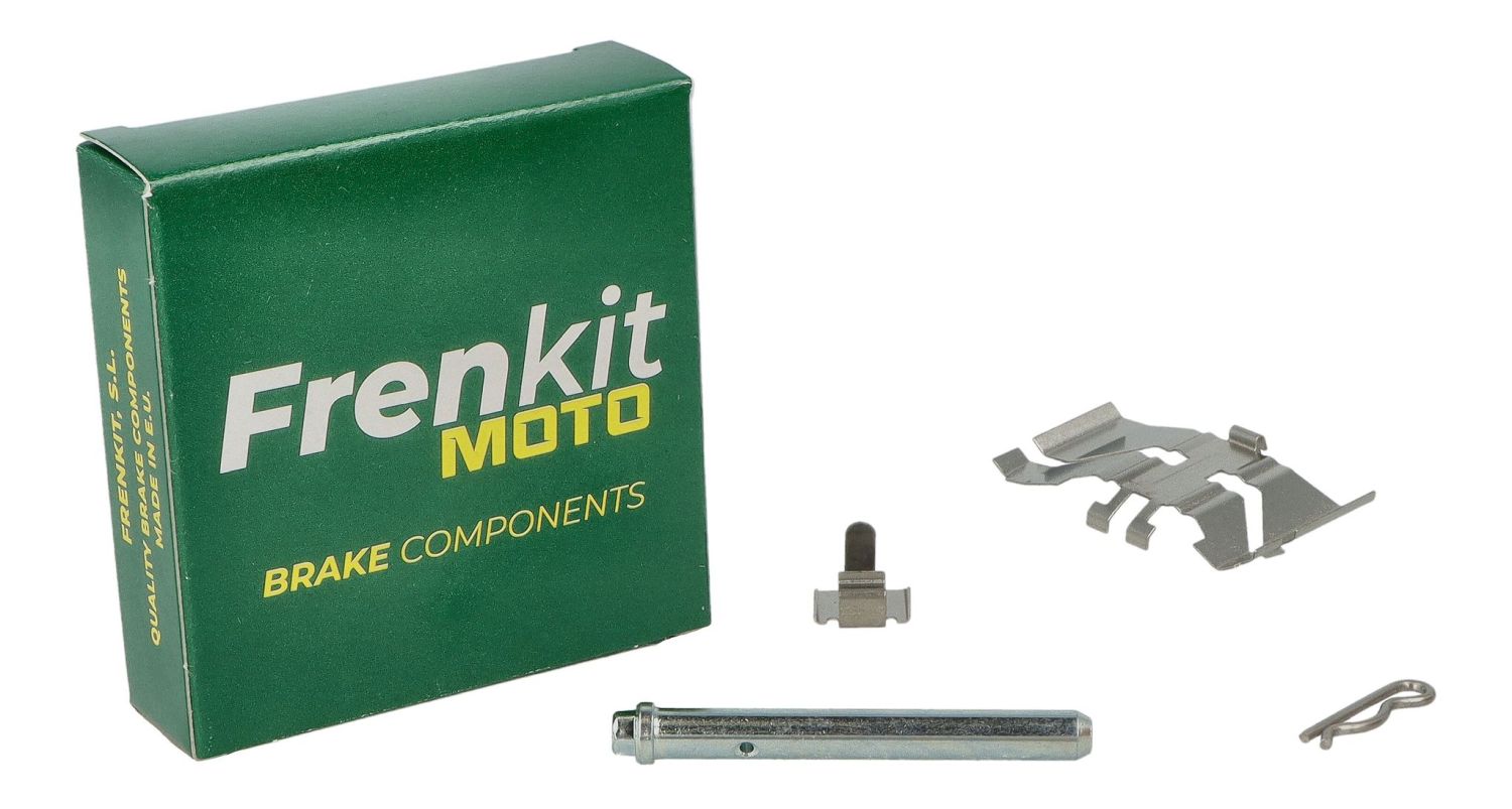 FRENKIT MOTO sada zajišťovacích plíšků, čepů a pojistek brzdového třmenu TOKICO přední KAWASAKI ER 6 N / F '05-'11, NINJA 650 '11-'20, VERSYS 650 '07-'13, VN 1500 '98-'03, VN 900 '06-'13