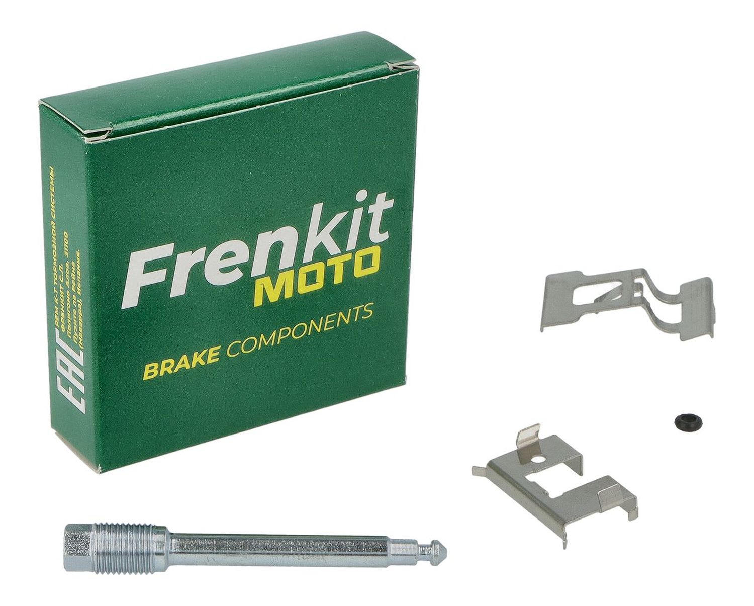 FRENKIT MOTO sada zajišťovacích plíšků, čepů a pojistek brzdového třmenu NISSIN přední HONDA CB 500 F / X '13-'22, CBR 500 R '13-'22, NC 700 / 750 X '11-'15, KAWASAKI VERSYS 650 '15-'22