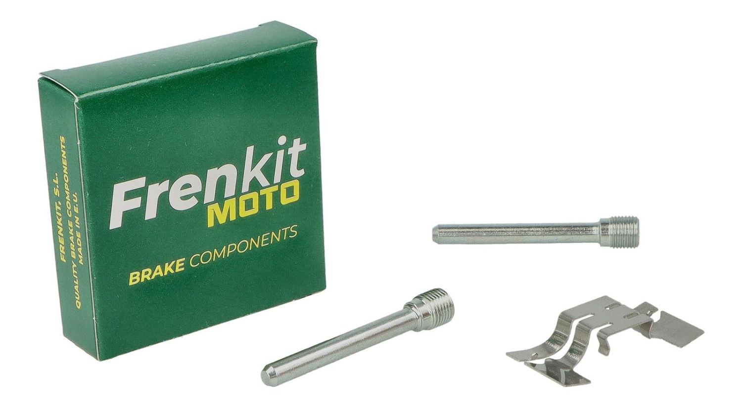 FRENKIT MOTO sada zajišťovacích plíšků, čepů a pojistek brzdového třmenu NISSIN přední KAWASAKI Z 125 NINJA '19-'25, NINJA 300 '13-'19, Z 400 '19-'24